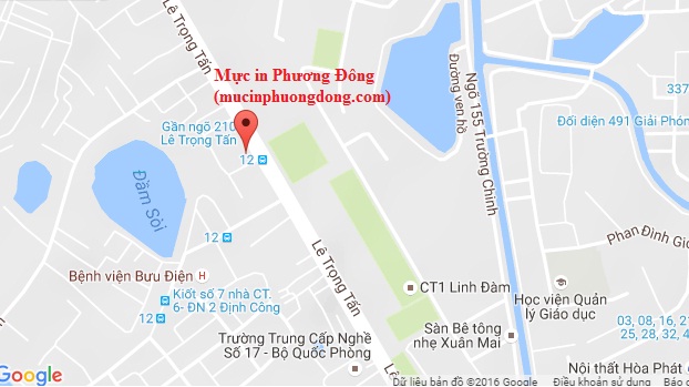Đổ mực máy in tại lê trọng tấn